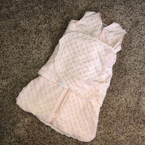 Halo sleep sack newborn, pink